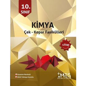 İmes 4 Etap 10. Sınıf Kimya Çek Kopar Fasikülleri Soru Bankası