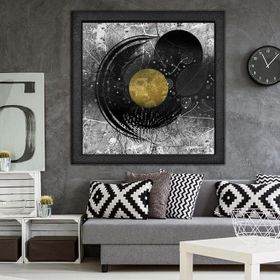 İmgeci İki Dünya Ahşap Yağlı Boya Tablo