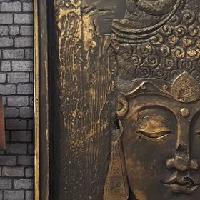 İmgeci Özel Yapım Bronz Buda Rölyef Tablo