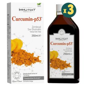 İmmu-nat Curcumin P53 Zerdeçal Ekstraktı 3x250 ml Şurup
