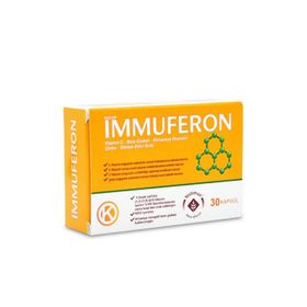 Immuferon Beta Glucan Vitamin C 30 Kapsül