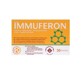 Immuferon Beta Glucan Vitamin C 30 Kapsül