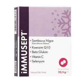 İmmusept Kara Mürver 30 Tablet