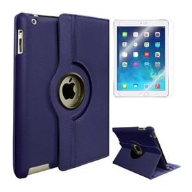 İmonya Apple iPad Mini 4 Dönebilen Standlı Koruyucu Deri Siyah Kılıf