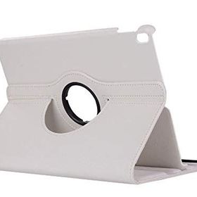İmonya Apple iPad Pro 10.5 Dönebilen Standlı Koruyucu Deri Beyaz Kılıf