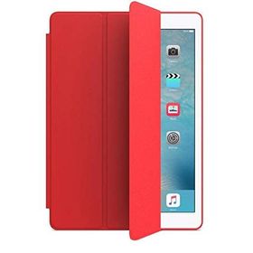 İmonya Apple iPad Pro 11 Uyku Modlu Deri Dokulu Koruyucu Kapaklı Kırmızı Kılıf
