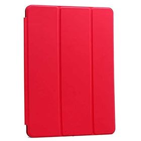 İmonya Apple iPad Pro 11 Uyku Modlu Deri Dokulu Koruyucu Kapaklı Kırmızı Kılıf