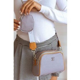 ImPolo Adela Gri Taba 15x21 cm Kadın Omuz Çantası