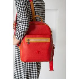 ImPolo Maya Kırmızı Taba 35x28 cm Kadın Sırt Çantası