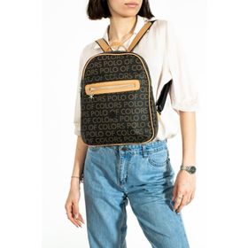 ImPolo Maya Siyah 35x28 cm Kadın Sırt Çantası