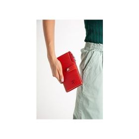 ImPolo Solin Kırmızı 10x18.5 cm Kadın El ve Cep Cüzdanı
