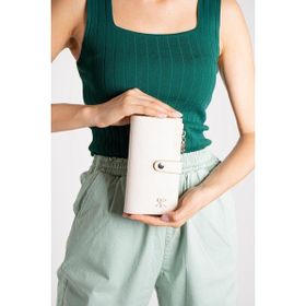 ImPolo Solin Krem 10x18.5 cm Kadın El ve Cep Cüzdanı