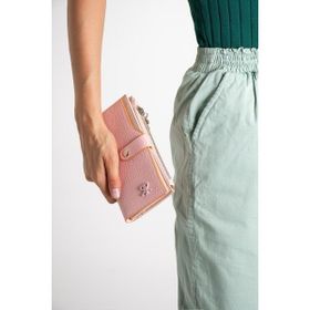 ImPolo Solin Pudra 10x18.5 cm Kadın El ve Cep Cüzdanı