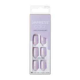İmpress Color Purplect Kısa Kendinden Yapışkanlı Takma Tırnak