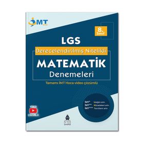 İmt Hoca LGS Derecelendirilmiş Nitelikli Matematik Denemeleri