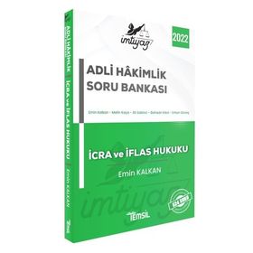İmtiyaz Adli Hakimlik Soru Bankası İcra ve İflas Hukuku 2022 Temsil Kitap Yayınları