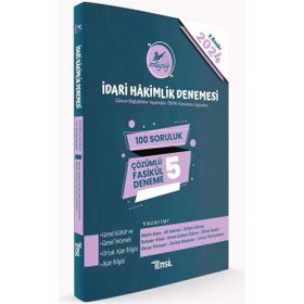 İmtiyaz İdari Hakimlik Denemesi Çözümlü 5 Deneme Temsil Kitap