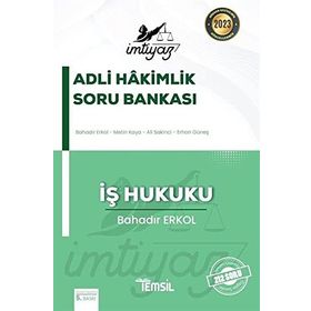 İmtiyaz İş Hukuku Adli Hakimlik Soru Bankası