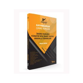 İmtiyaz Kaymakamlık Çıkmış Sorular İdare Hukuku Türkiye`nin İdari Yapısı Mahalli İdareler - Temsil Kitap