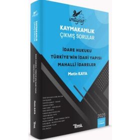 İmtiyaz Kaymakamlık Çıkmış Sorular İdare Hukuku Türkiye`nin İdari Yapısı Mahalli İdareler - Temsil Kitap