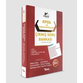 İmtiyaz KPSS ve Kurum Sınavları Çıkmış Soru Bankası Temsil Kitap Yayınları