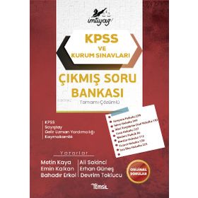 İmtiyaz KPSS ve Kurum Sınavları Çıkmış Soru Bankası Temsil Kitap Yayınları