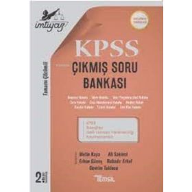 İmtiyaz KPSS ve Kurum Sınavları Çıkmış Soru Bankası Temsil Kitap Yayınları