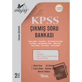 İmtiyaz KPSS ve Kurum Sınavları Çıkmış Soru Bankası Temsil Kitap Yayınları
