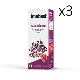İmubest Kara Mürver 150 ml Şurup