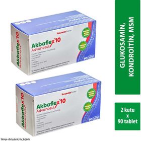 İmuneks Farma Akbaflex 10 Advanced Glukozamin 2x90 Tablet