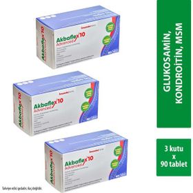 İmuneks Farma Akbaflex 10 Advanced Glukozamin 3x90 Tablet