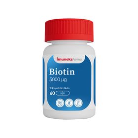 İmuneks Farma Biotin 5000 mg 60 Tablet