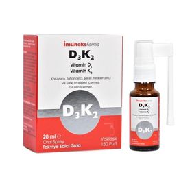 İmuneks Farma Vitamin D3 K2 20 ml Sprey