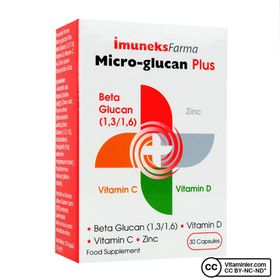 Imuneks Micro Glucan Plus 3x30 Kapsül