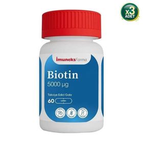 Imuneksfarma Biotin 5000 mcg 3x60 Tablet