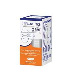 Imuneksfarma İmuseng G365 Multivitamin 30 Kapsül
