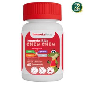 Imuneksfarma Kids Chew Chew 2x60 Çiğnenebilir Tablet