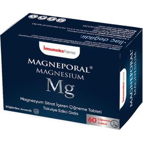 Imuneksfarma Magneporal Magnesium 60 Çiğnenebilir Tablet