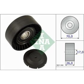 İna 531089110 Alternatör Gergi Rulmanı