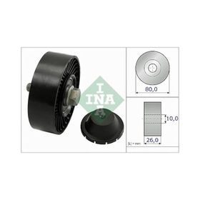 İna 532051210 Bmw E81 E87 E88 E90 E91 E92 E93 E60 E61 E63 E64 E65 E83 E84 E85 E89 E70 V Kayış Gergi Rulmanı