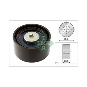 İna 532055610 Bmw 1 E81-E87-E82-E88-Bmw 3 E90-E91-E92-E93-Bmw5 55X Alternatör Gergi Rulmanı