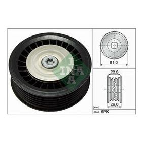 İna 532067810 Mercedes W176 W246 Citan 415 Klimasız V Kayış Gergi Rulmanı