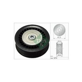 İna 532067810 Mercedes W176 W246 Citan 415 Klimasız V Kayış Gergi Rulmanı