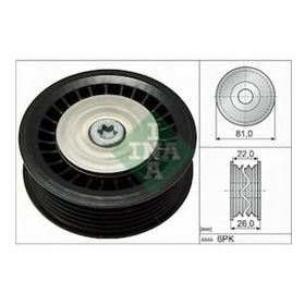 İna 532067810 Mercedes W176 W246 Citan 415 Klimasız V Kayış Gergi Rulmanı