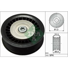 İna 532067810 Mercedes W176 W246 Citan 415 Klimasız V Kayış Gergi Rulmanı