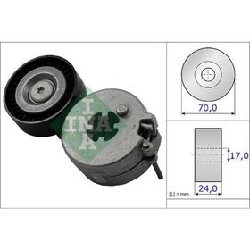 İna 534033310 A4-A5-Q5 1.8 Tfsi Cfpa-Cfka-Caeb-Cdha Kütüklü Alternatör Gergi Rulmanı