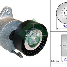 İna 534043910 Astra J-Insignia-Zafira Tourec C- 2.0 Cdti 10 Kütüklü Alternatör Gergi Rulmanı