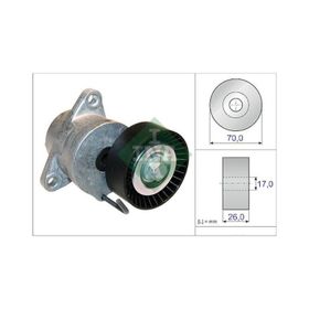 İna 534043910 Astra J-Insignia-Zafira Tourec C- 2.0 Cdti 10 Kütüklü Alternatör Gergi Rulmanı