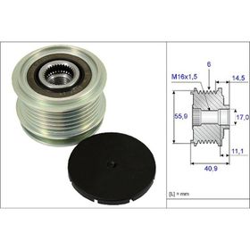 İna 535001210 Caddy Alternatör Kasnağı