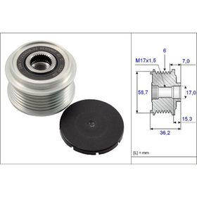 İna 535009810 Focus Alternatör Kasnağı